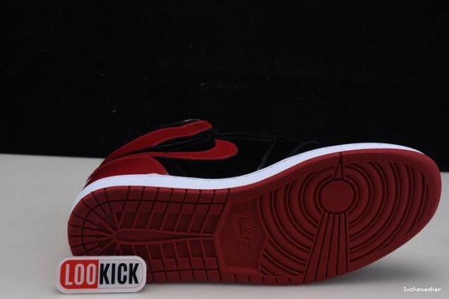 Cheap LUCY 1 High 555088-063 Bred OG Air Jordan Patent 0727